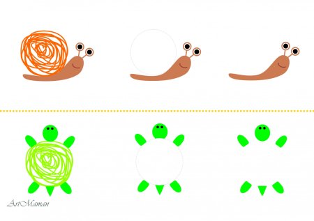 Поэтапное рисование натюрморта для детей