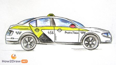 Как рисовать такси