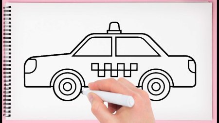 Такси рисование для детей