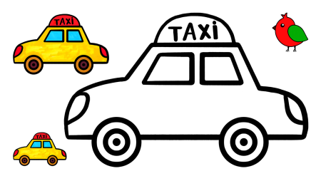 Машинка рисунок для детей 3 года