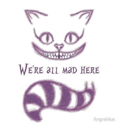 Чеширский кот рисунок карандашом для срисовки