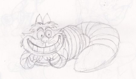 Улыбка Чеширского кота контур