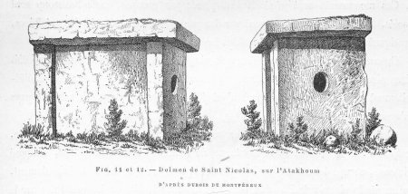 Дольмен чертеж