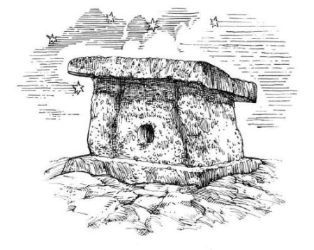 Менгир дольмен рисунок