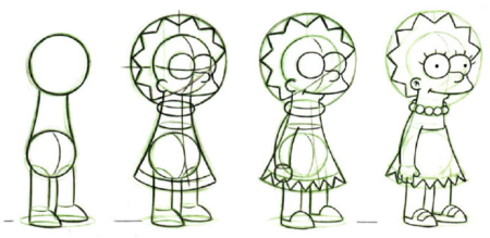 Как нарисовать Симпсонов поэтапно