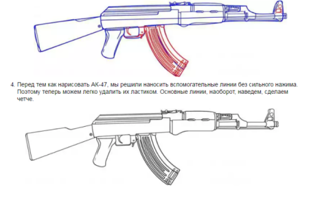 Поэтапное рисование автомата