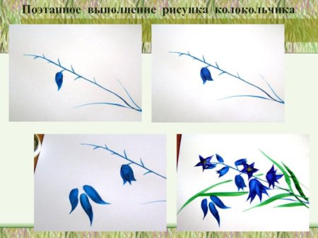 Колокольчик рисунок