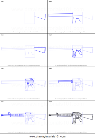 Нарисовать винтовку