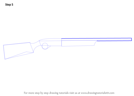 Приклад дробовика чертеж