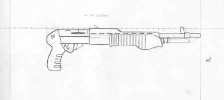 Пистолет дробовик 12 калибра чертеж