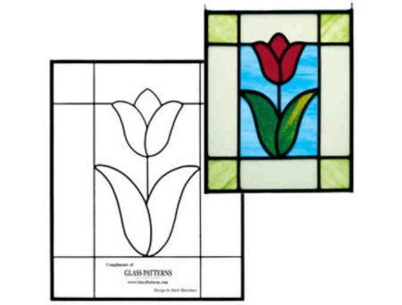 Эскиз картон витражей