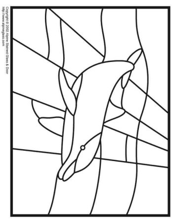 Витражи на стекле легкие