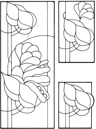 Витраж рисунок