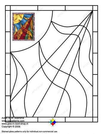 Выполнить рисунок витража