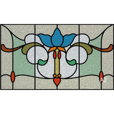 Витраж трафарет а4