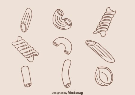 Макароны эскиз