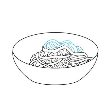 Спагетти скетч