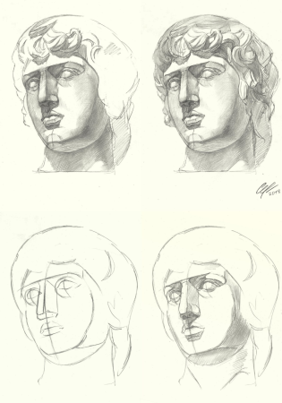 Антиной рисунок МАРХИ