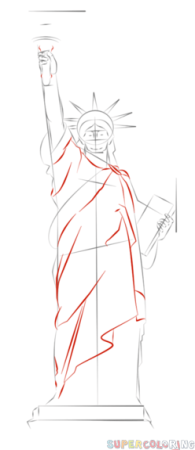 Любая статуя рисунок