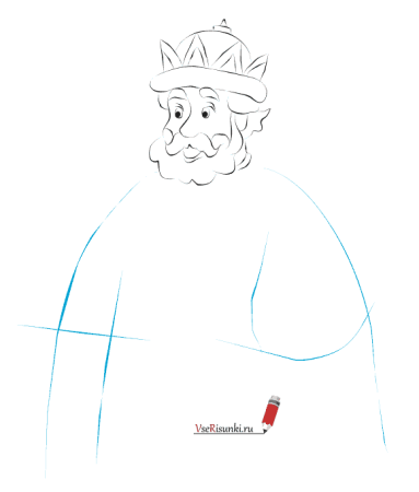 Нарисовать царя поэтапно карандашом
