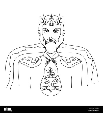 Кощей рисунок легкий