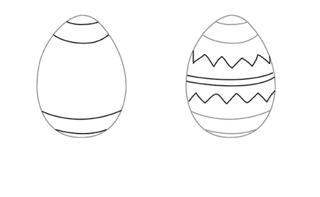 Пасхальное яйцо рисунок карандашом