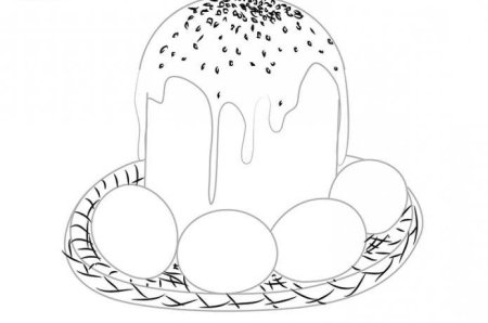 Пасха рисунок пошагово