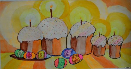 Натюрморт Пасхальный для детей