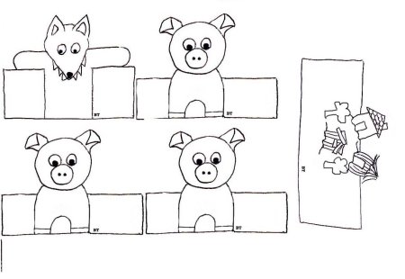 Пальчиковые куклы шаблоны для печати