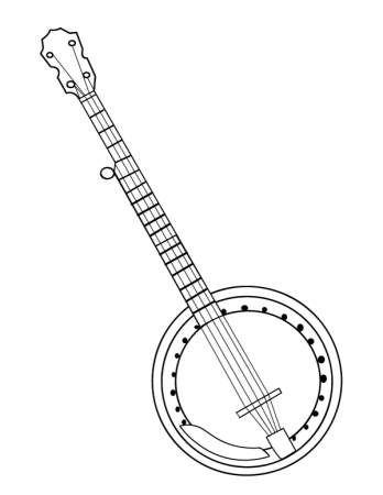 Поэтапный рисунок скрипки