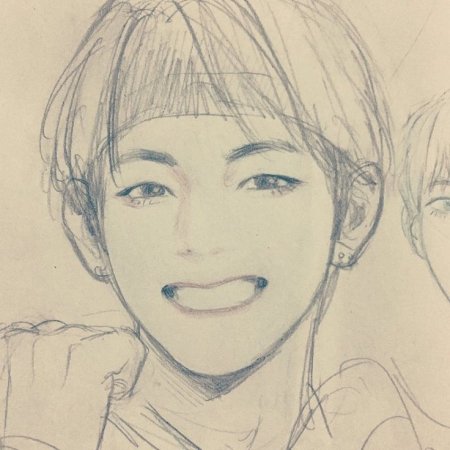 БТС для срисовки Тэхен