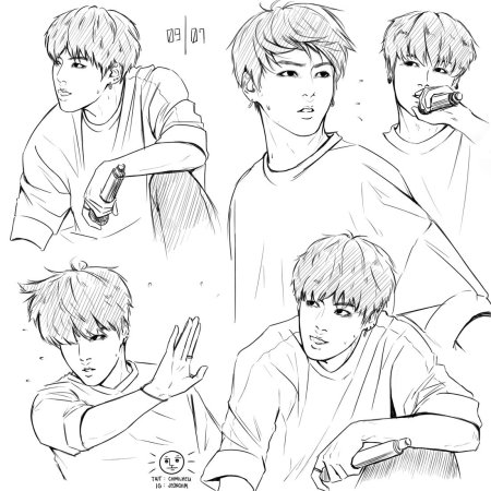 Группа БТС разукрашен