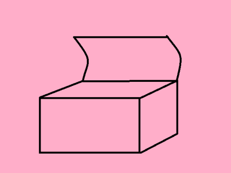 Поэтапное рисование шкатулки