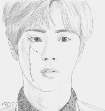 Портрет Джина БТС