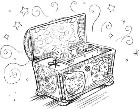 Бажов Малахитовая шкатулка раскраска