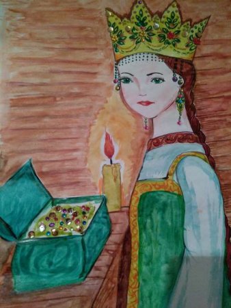 Иллюстрации к сказкам Бажова Малахитовая шкатулка для детей