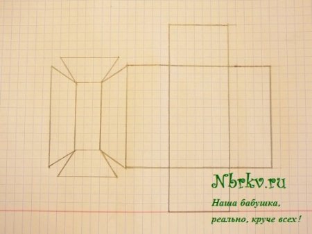 Шаблон Малахитовой шкатулки из бумаги