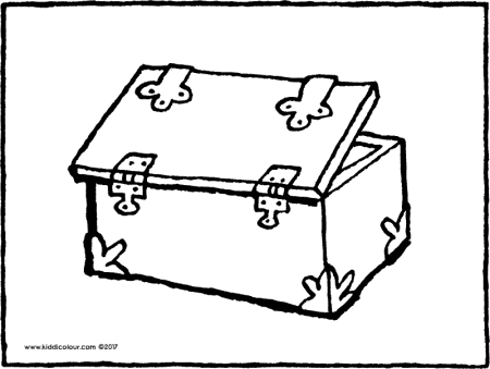 Сундук для раскрашивания