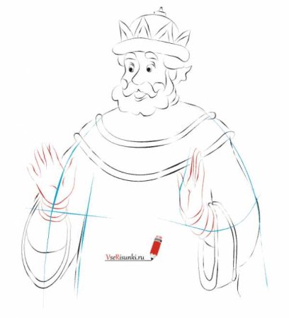 Как нарисовать царя карандашом поэтапно ✏