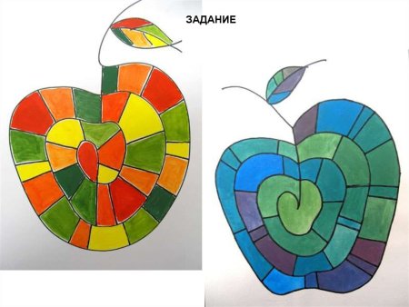Цветоведение теплая холодная гамма задания
