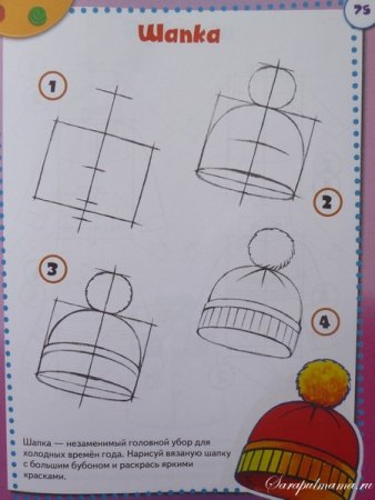 Поэтапное рисование одежды для детей