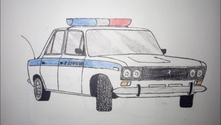 ДПС машина сзади 2107