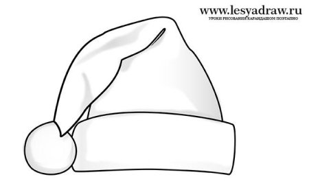 Новогодний колпак раскраска