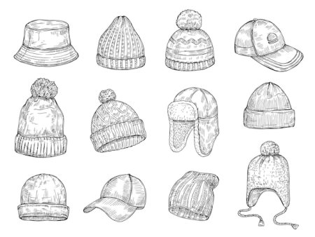 Головные уборы для рисования