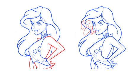 Рисунки поэтапно Ариэль