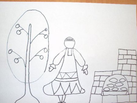 Гуси лебеди рисунок поэтапно