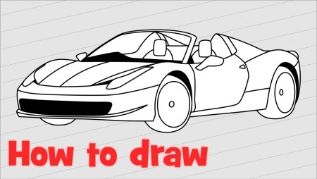 How to draw Ferrari