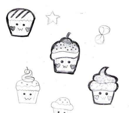 Еда для срисовки легкие для начинающих