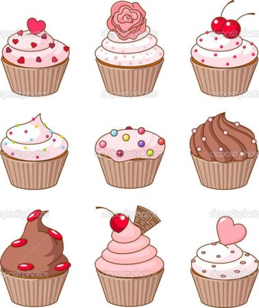 Пирожные для рисования легко