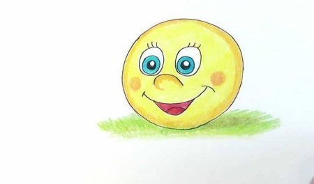 Колобок рисунок